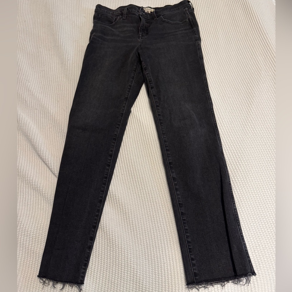 Madewell Women's Dark Gray Skinny Jeans